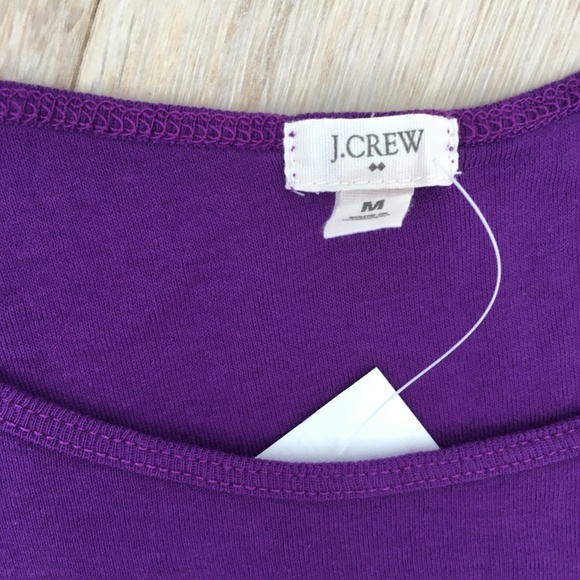 J.Crew purple layering tank top camisole NEW - Picture 3 of 3